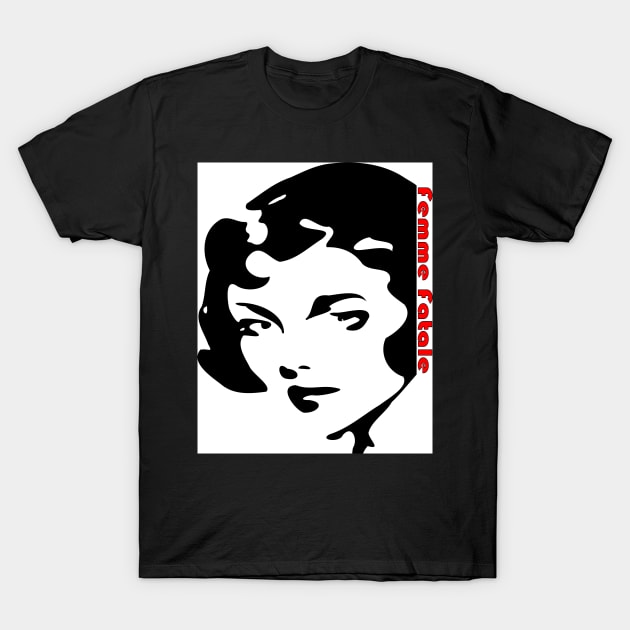 Femme Fatale T-Shirt by DeeBeeDesigns